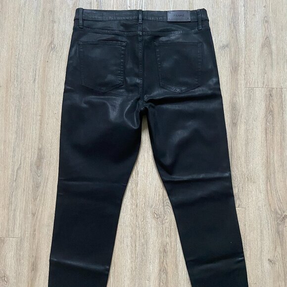FRAME Skinny Jean - The Alix - Black Coated - Picture 2 of 7